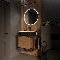 Grossman Тумба с раковиной Винтаж 70 GR-4041BW веллингтон/металл черный – фотография-4